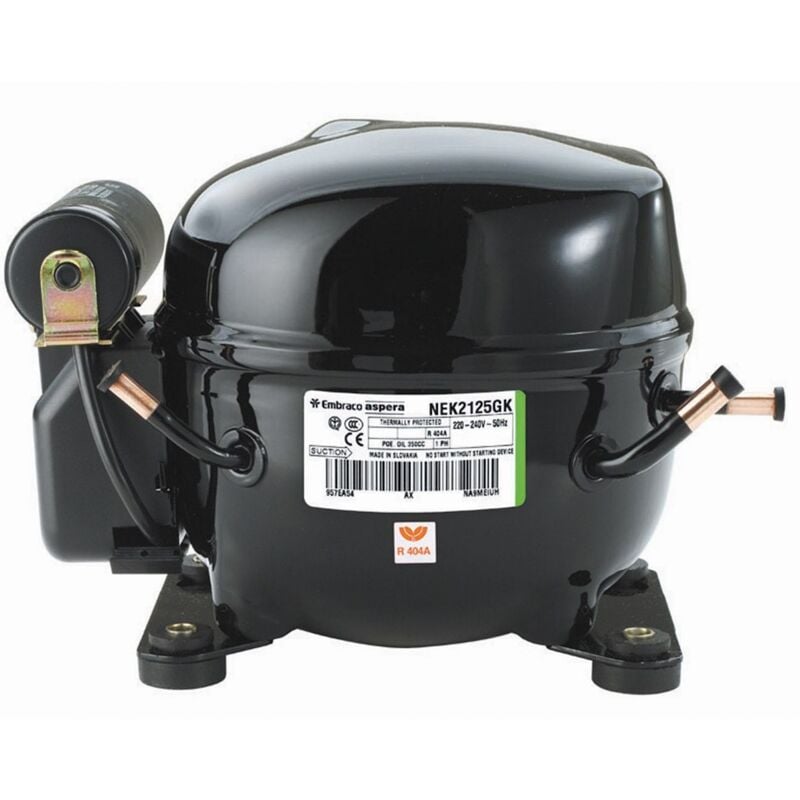 foto del prodotto reporshop empressor neu2178gk r404a r507a 240v 5 8cv a bassa temperatura 16,8 cm3