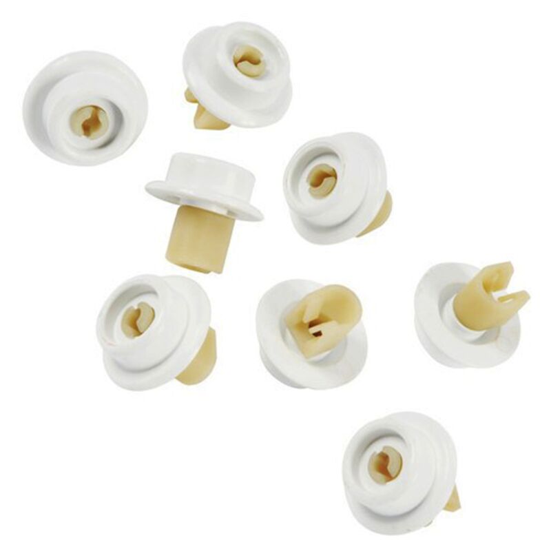 foto del prodotto reporshop - kit ruota in lavastoviglie zanussi 50279059005 8 pezzi bianchi