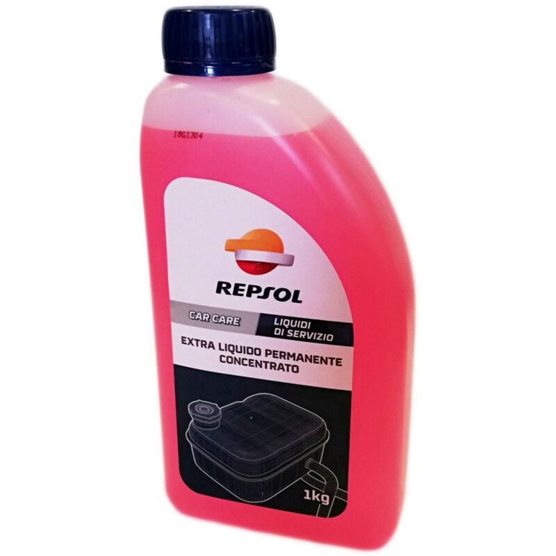 foto del prodotto repsol 1kg liquido antigelo rosso extra refrigerante permanente concentrato