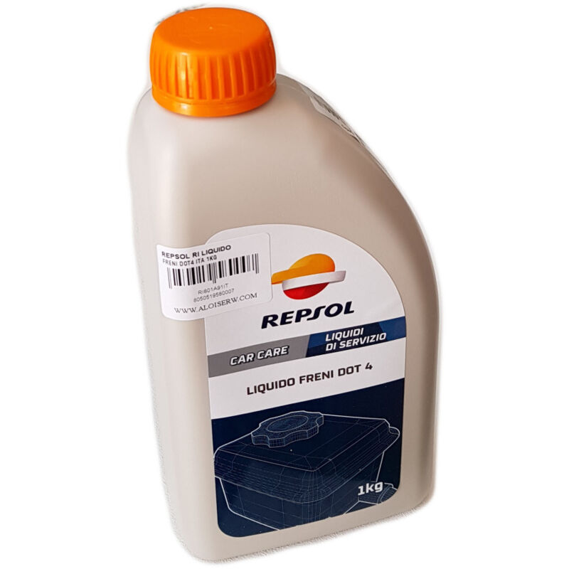 foto del prodotto repsol dot 4 1kg liquido freni per tutti i tipi di veicoli