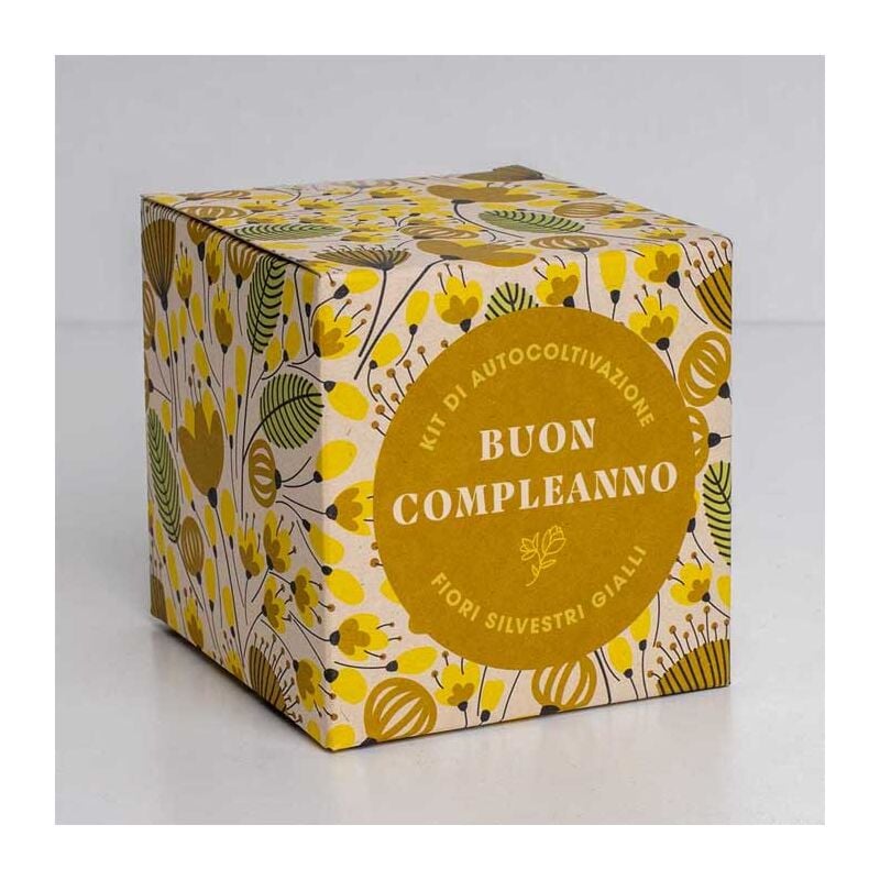 foto del prodotto resetea, kit di autocoltivazione dillo con i fiori buon compleanno, casa, idee regalo
