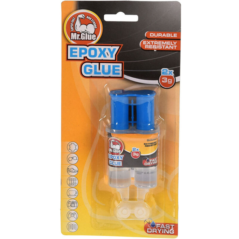 foto del prodotto resina epoxy 2 componenti 3g riparazione rapida e versatile
