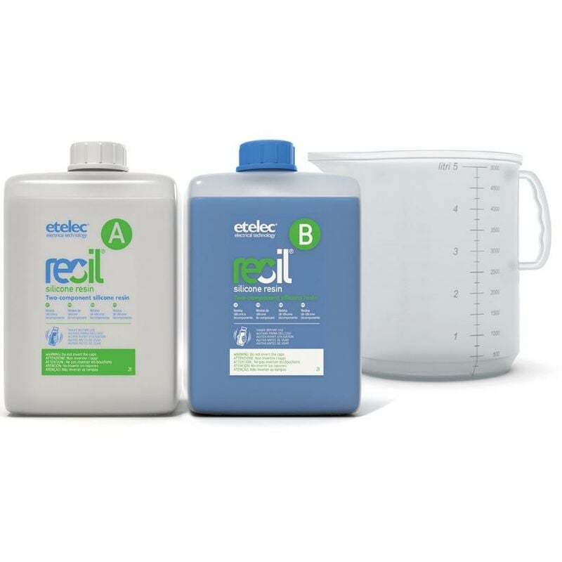 foto del prodotto resina siliconica etelec bicomponente re0400