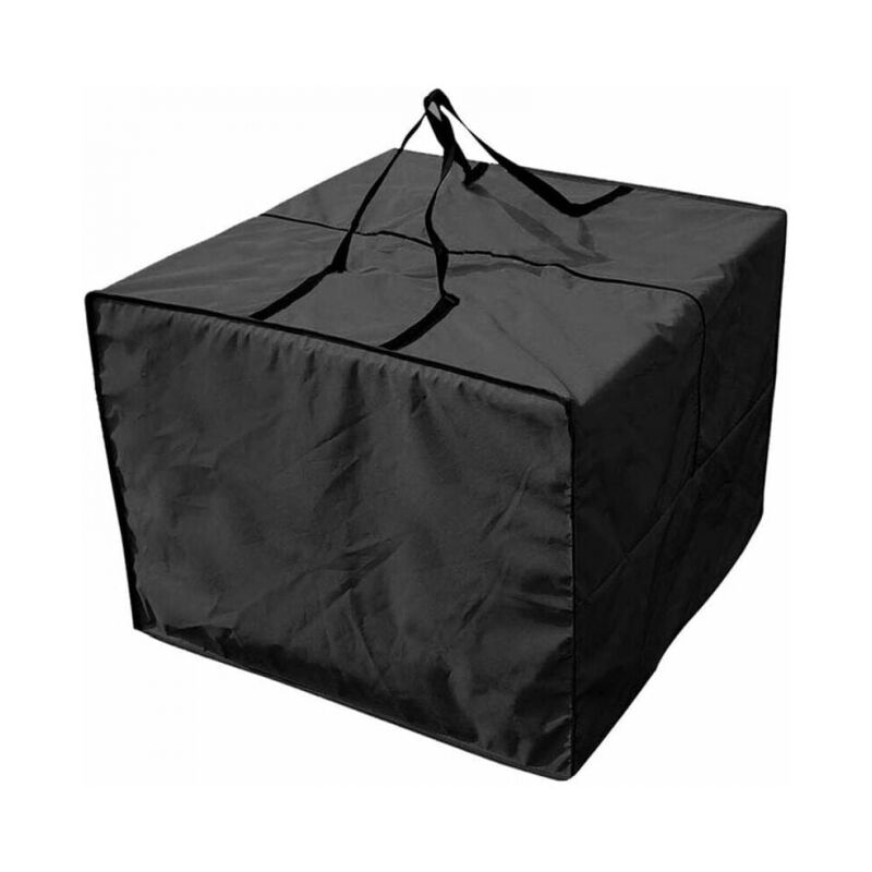 foto del prodotto resistente borsa portaoggetti per cuscino da giardino 210d, fodera per cuscino da esterno con cerniera con manici e capacit 81 x 81 x 61 cm