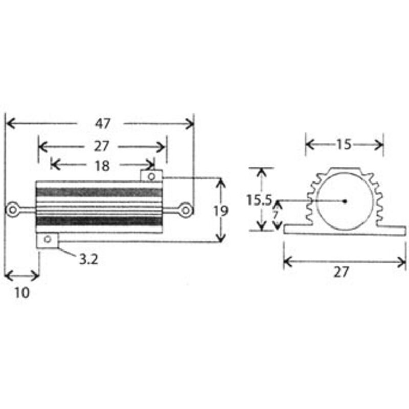 foto del prodotto resistenza 25w 4e7
