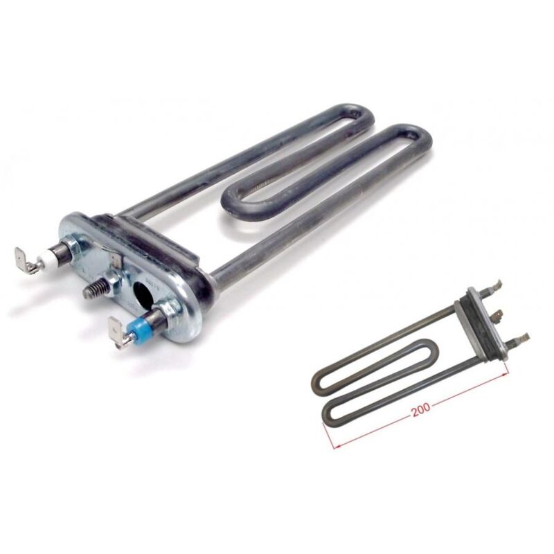 foto del prodotto resistenza lavatrice bosch siemens 2000 watt 20 cm maxx con foro ntc