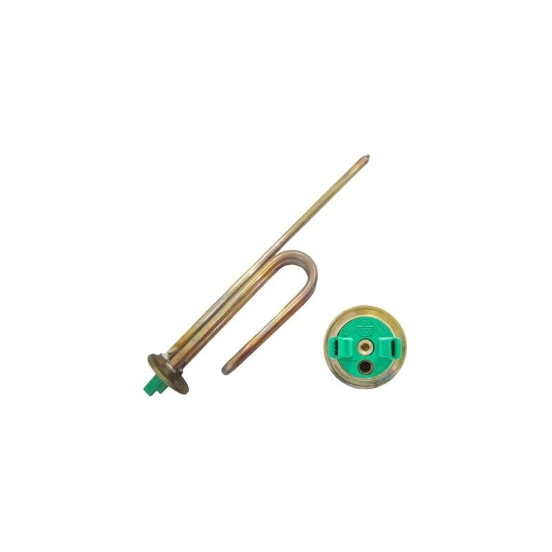 foto del prodotto resistenza scaldabagno flangiata con faston corti 1200w lunghezza 265mm
