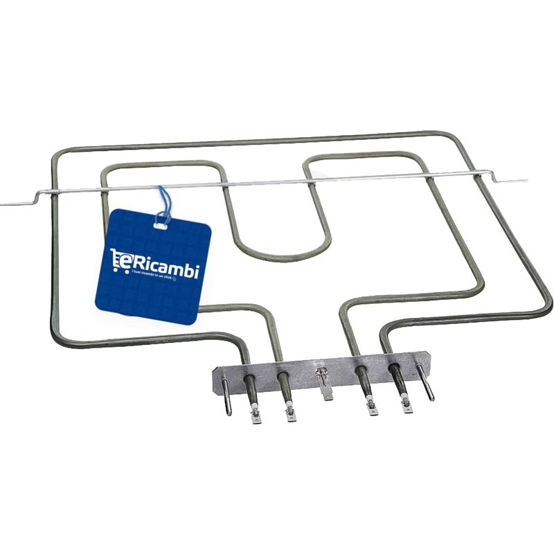 foto del prodotto resistenza superiore per forno 900w + 1600w 230v, electrolux rex zanussi aeg, dimensioni 412x360 (mm) per modelli: akpm fid83 fit80