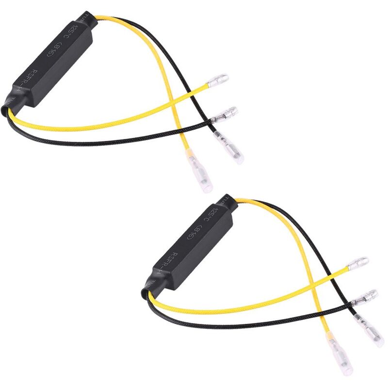 foto del prodotto resistore di carico keenso da 2 pezzi da 21 w per indicatori di direzione a led per moto, accessori per la correzione degli errori zoternen