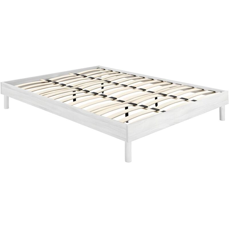 foto del prodotto rete a doghe 180 x 200 cm bianco muchigan di ysm e