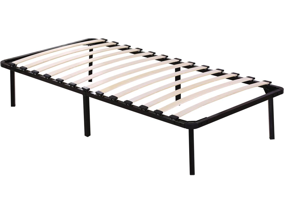 foto del prodotto rete a doghe - 90 x 190 cm - 13 doghe - nero