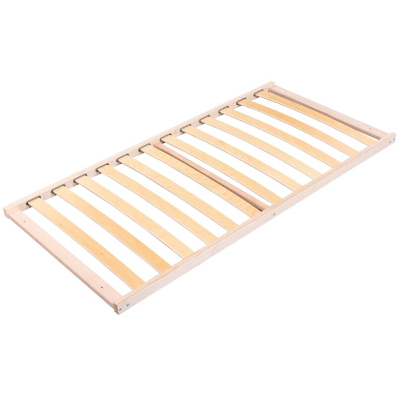 foto del prodotto rete a doghe adatta per lettino, naturale, non trattata, 60 x 120 cm babybay