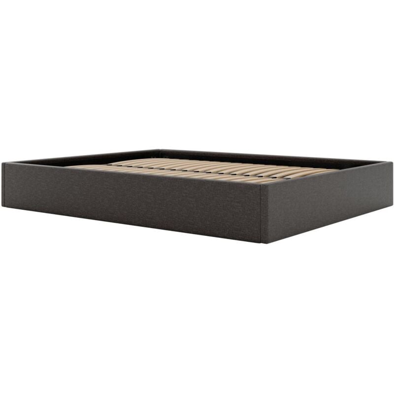 foto del prodotto rete a doghe con contenitore 180 x 200 cm in tessuto antracite pontos di ysm e