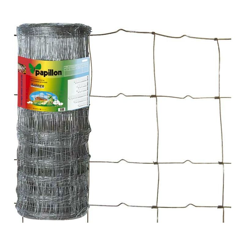foto del prodotto rete annodata 8fili 15cm h100cm 50mt zincata