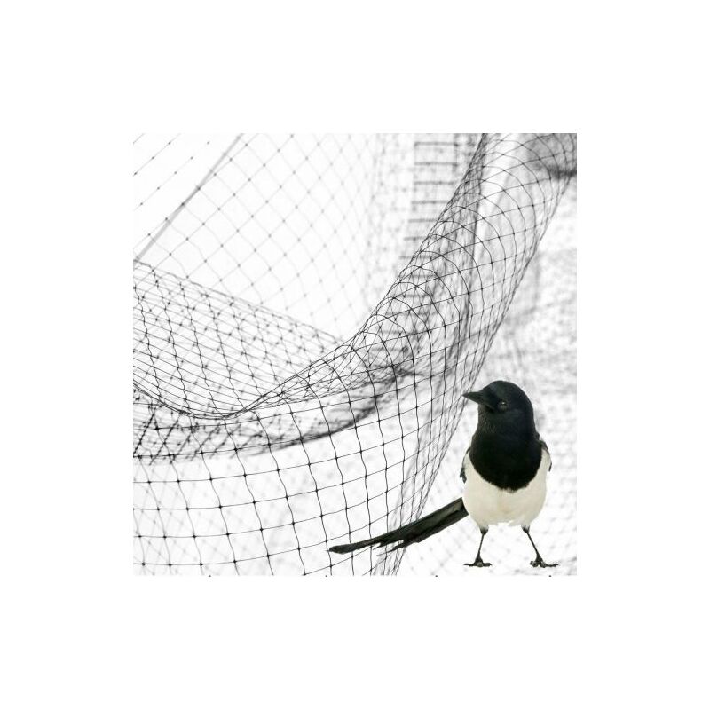 foto del prodotto rete anti uccelli protezione antiuccelli nylon per orto piante mt 2x10 26711 
