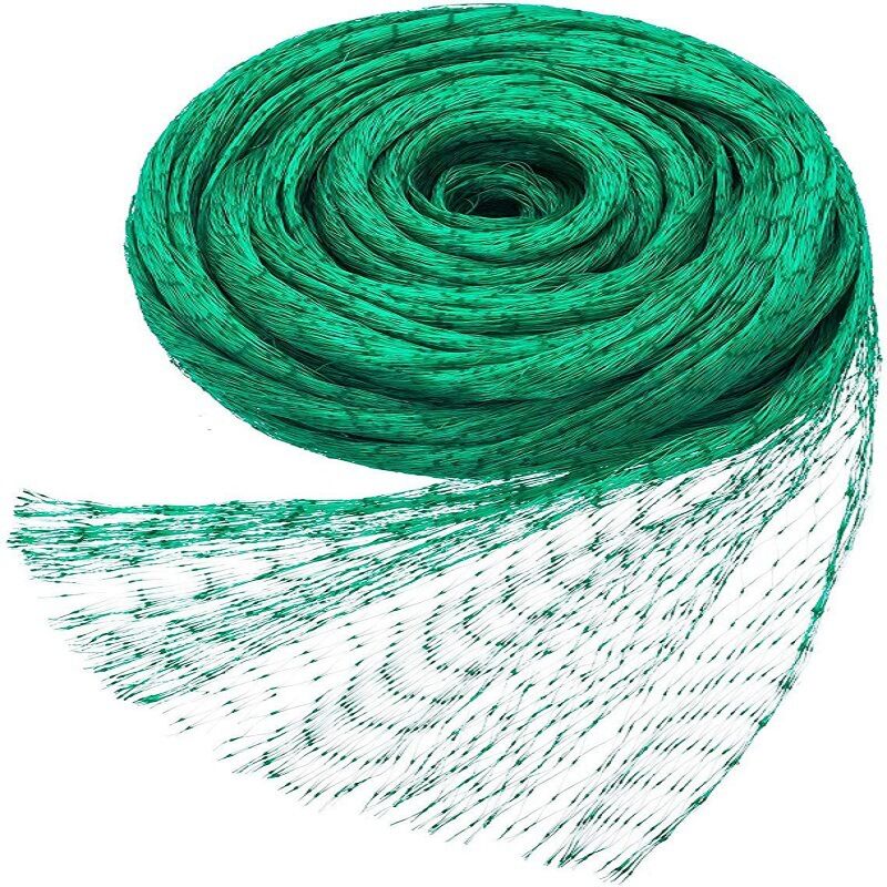 foto del prodotto rete anti uccelli ymyny 4m x 6m rete di protezione in plastica per fissaggio rete da giardino rete da voliera