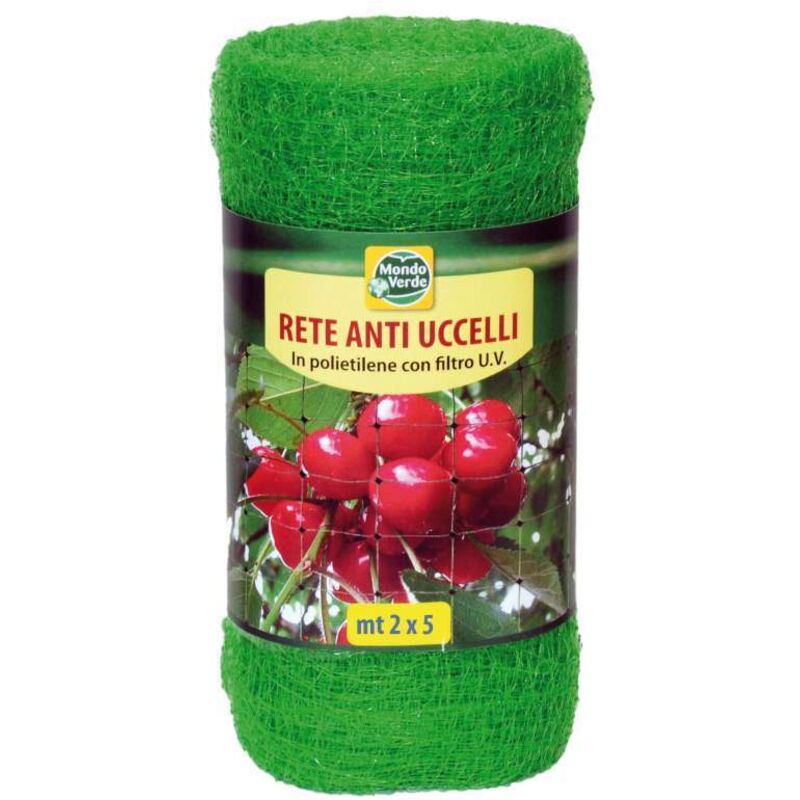 foto del prodotto rete antiuccelli in polietilene a maglie strette mondo verde 2x5