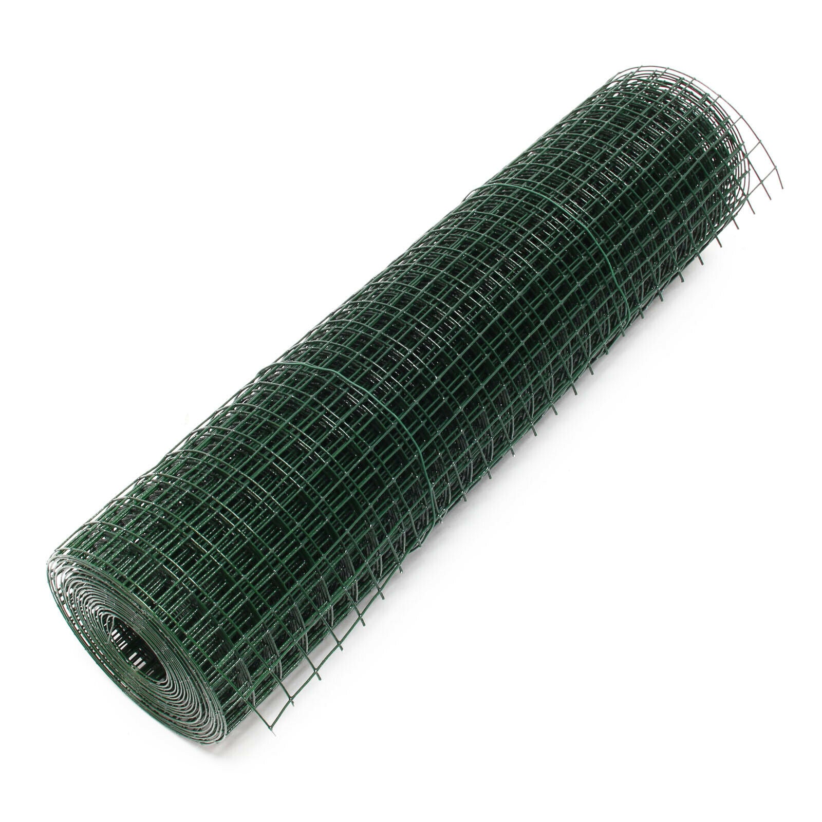 foto del prodotto rete aviaria 4 angoli con rete 25 x 2 5 mm 100 cm x 25 m verde 16 0001287