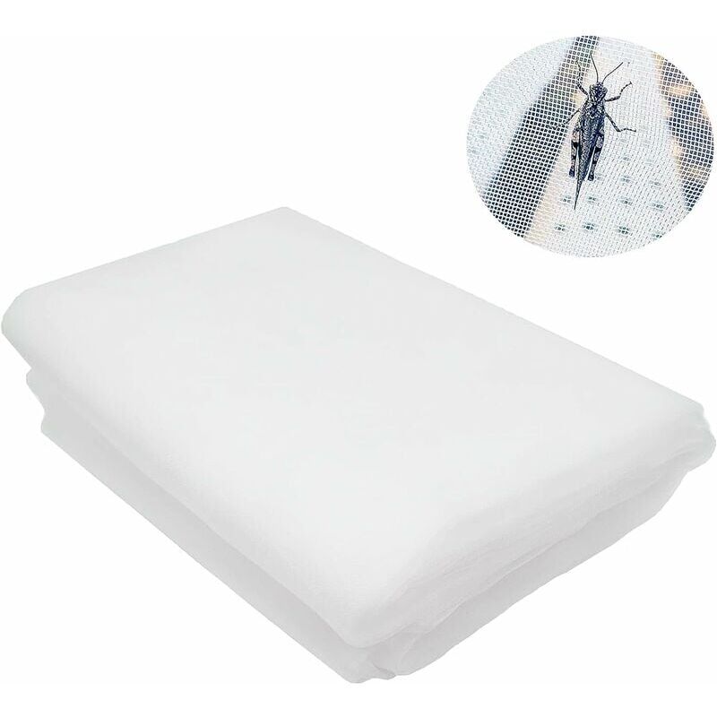 foto del prodotto rete da giardino, rete anti insetti 10 m x 2,5 m, rete anti insetti per orto, rete anti insetti a maglie strette per proteggere piante, fiori,