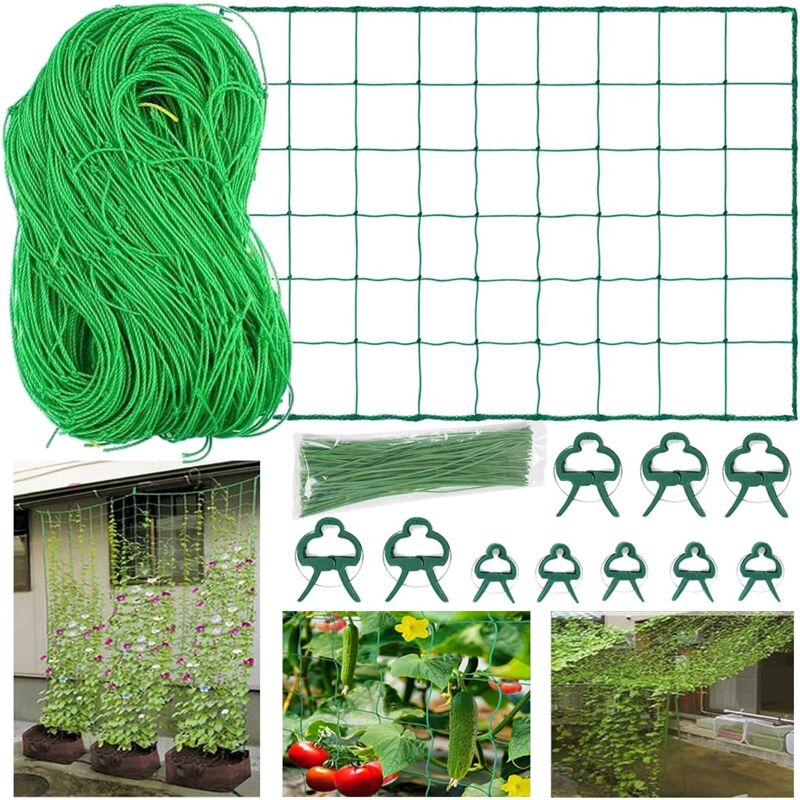 foto del prodotto rete da giardino ymyny 5 x 1,8 m rete in nylon per piante rampicanti, rete da arrampicata di qualit premium
