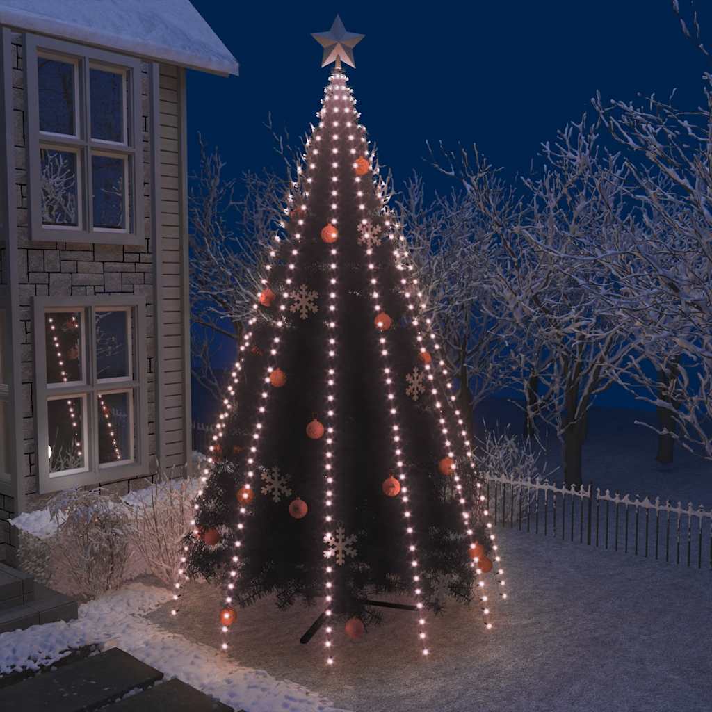 foto del prodotto rete di luci per albero di natale con 500 led 500 cm