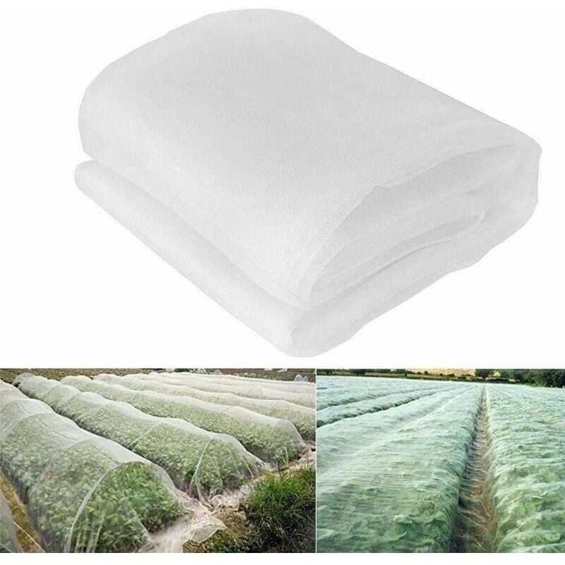 foto del prodotto rete di protezione dagli insetti ymyny a maglia fine per piante da giardino, serre, frutta, fiori, colture e repellente per pesticidi, 10x2,5 m 40