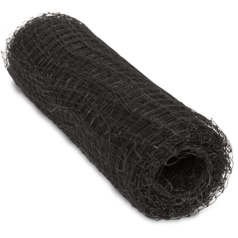 foto del prodotto rete di protezione per uccelli ortonet, protegge gli alberi da frutto dall alimentazione degli uccelli, maglia 13 mm, dimensioni 10 x 4 m, nero,