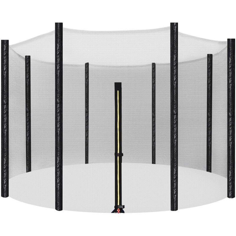 foto del prodotto rete di ricambio per trampolino rotondo, 244 305 366 cm, rete di sicurezza, rete rotonda