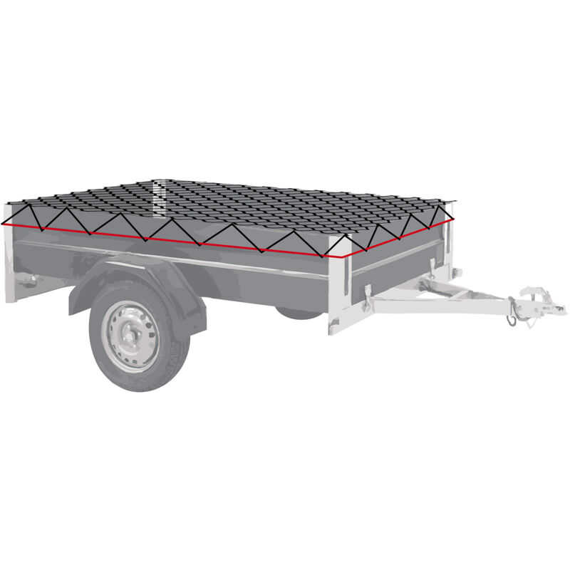 foto del prodotto rete elastica per rimorchio 3 dimensioni werka pro xl 135 x 230 cm massimo 