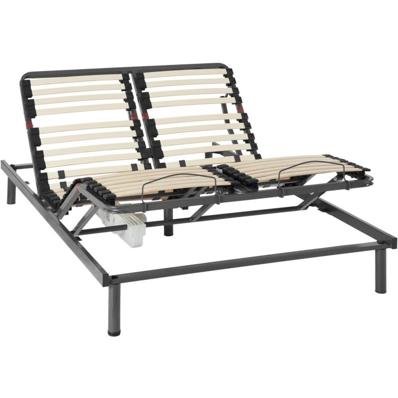 foto del prodotto rete elettrica da relax, reclinabile su 5 livelli 140 x 200 cm motore okin