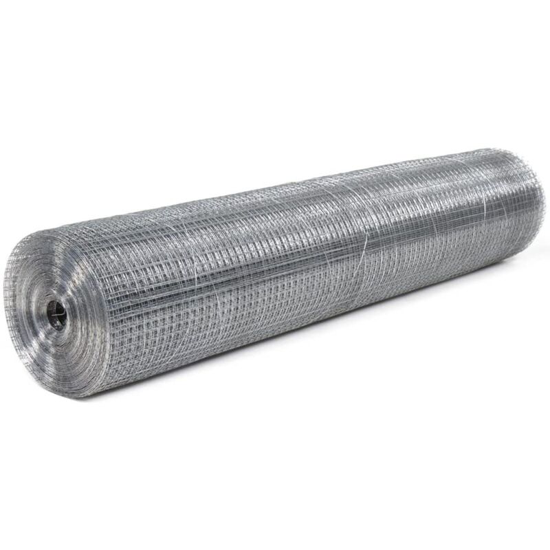 foto del prodotto rete elettrosaldata per recinzione in metallo, maglia rettangolare 50 x 25 mm h 100 cm plastificata verde