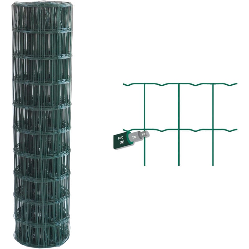 foto del prodotto rete elettrosaldata plastificata 120x25 mt