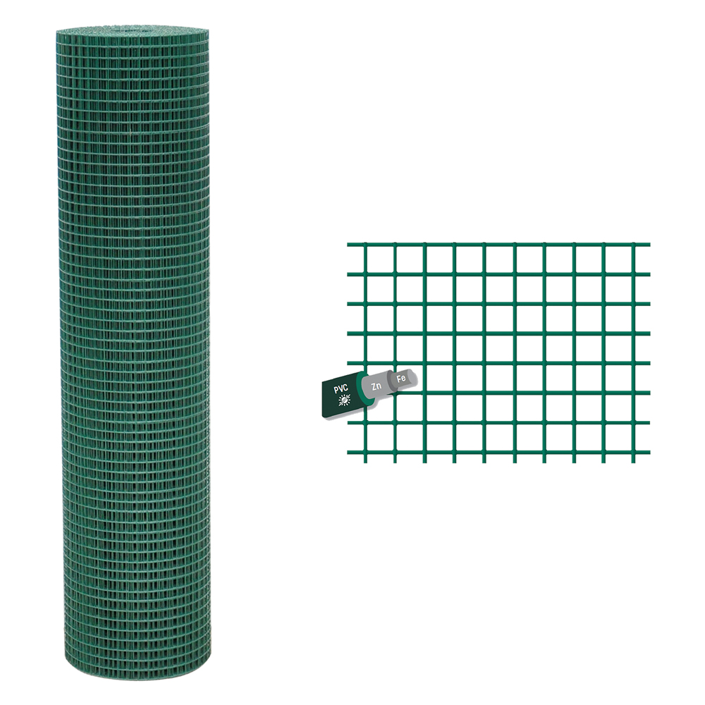 foto del prodotto rete elettrosaldata plastificata 150x25 mt