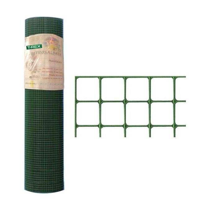 foto del prodotto rete elettrosaldata plastificata verde mt.25 maglia mm.12x12 maglia mm.12,7x12,7 spess. filo mm.0,9 cm.150h.