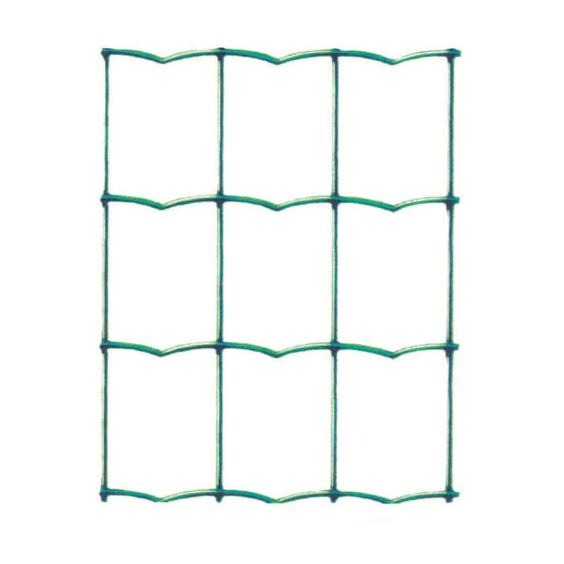 foto del prodotto rete elettrosaldata plastificata verde ondulata maglia mm.50x75 maglia 75x50 filo mm.2,1 est. cm.150h.