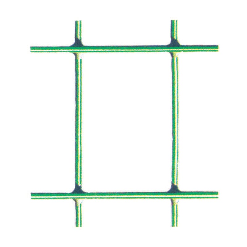 foto del prodotto rete elettrosaldata plastificata verde rotolo mt.25 maglia mm.100x50 filo mm.2,50 est. cm.200h.