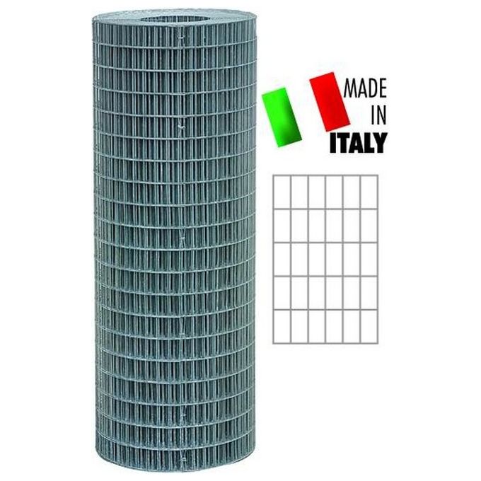 foto del prodotto rete elettrosaldata zincata 25x50 f13 mt.25 h.cm. 150