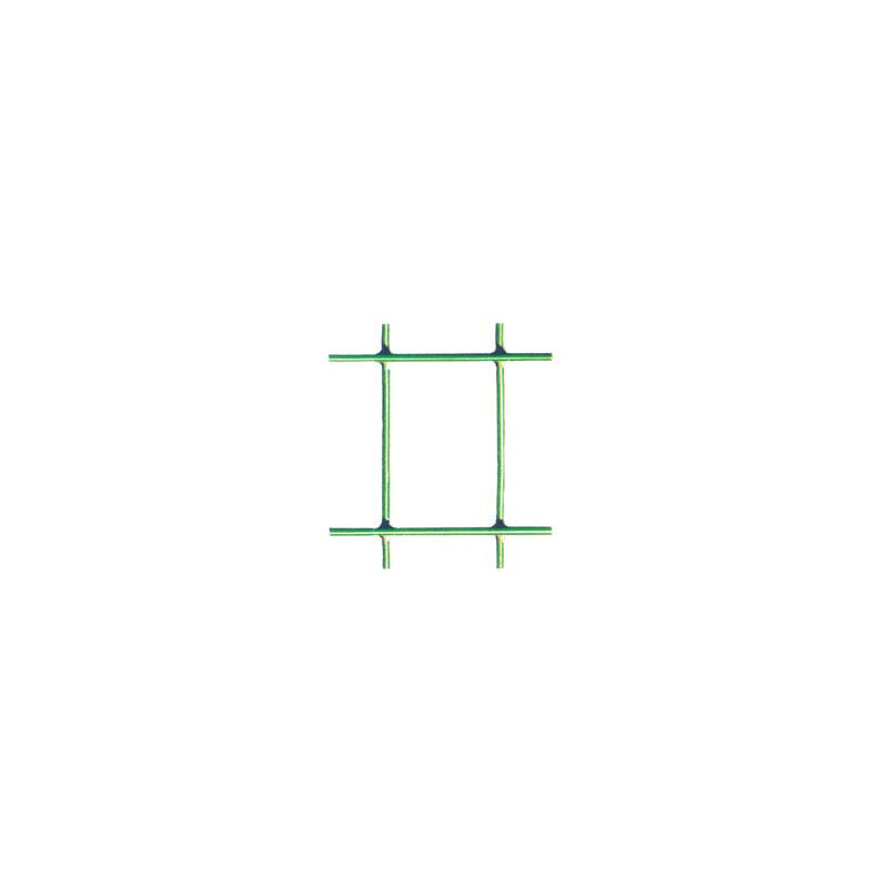 foto del prodotto rete elettrosaldata zincata plastificata verde esaplax maglia mm.50x76 maglia 76,2x50,8 filo mm.2,5 est. cm.80h.