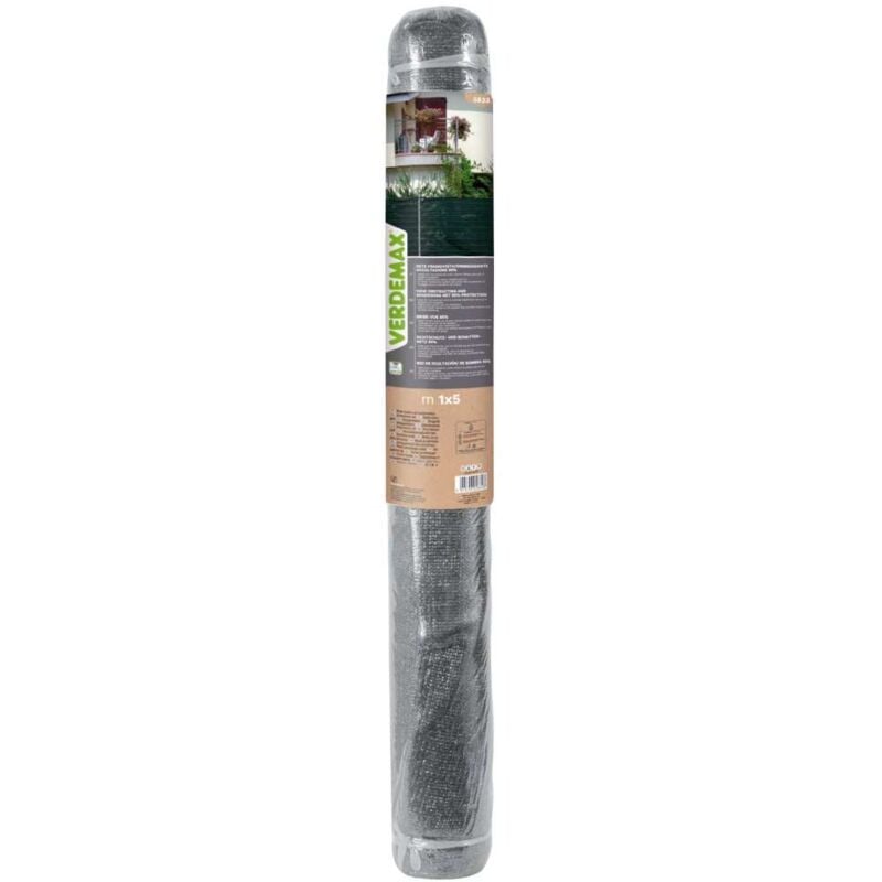 foto del prodotto rete frangivista antracite 1x5 m verdemax