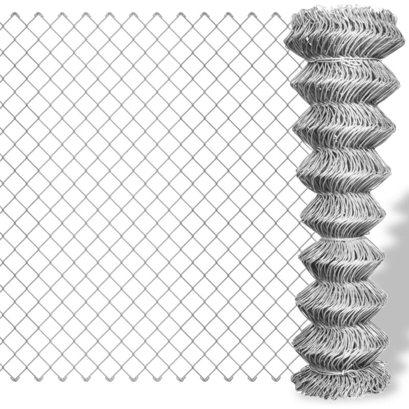 foto del prodotto rete in acciaio zincato recinzione robusta e resistente disponibili varie misure dimensioni 25x1 m