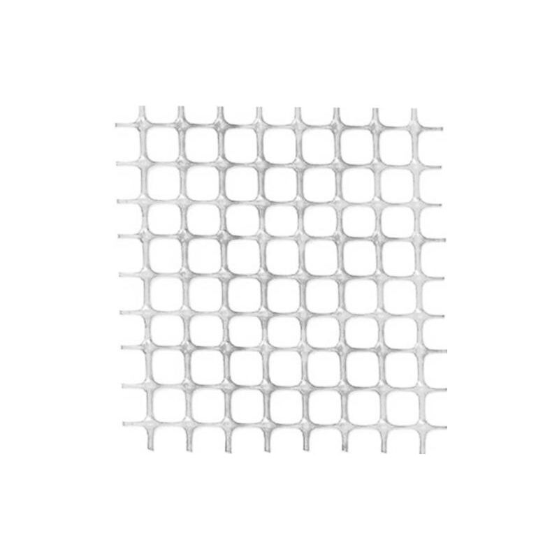 foto del prodotto rete in pvc bianca quadra 10x10mm. 50x1mt.