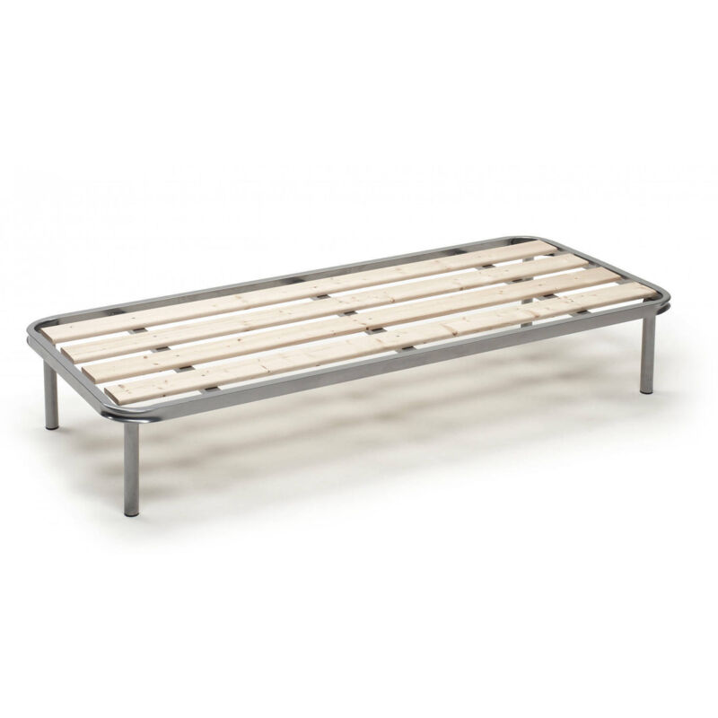 foto del prodotto rete letto singolo alsa, rete ortopedica a doghe piallate, 100 made in italy, cm 80x190h 31 talamo italia