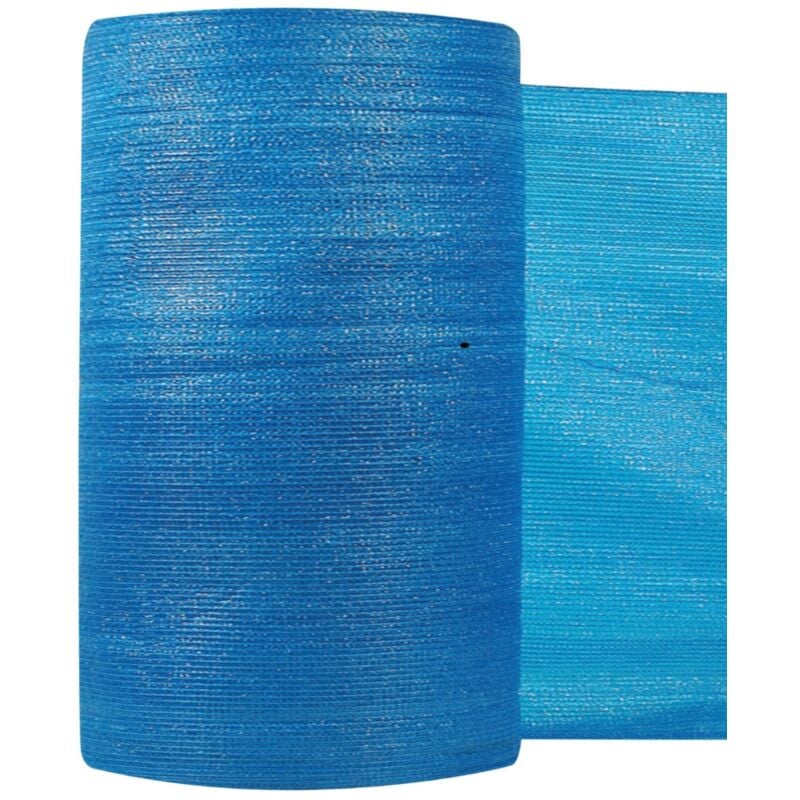 foto del prodotto rete ombreggiante ombra telo blu frangisole frangivista recinzione h 300cm x50mt sti