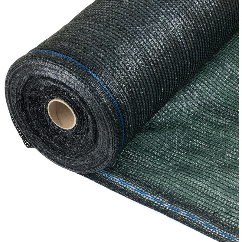 foto del prodotto rete ombreggiante ombra telo verde giardino 90 h.100cm x 100mt frangisole frangivista sti