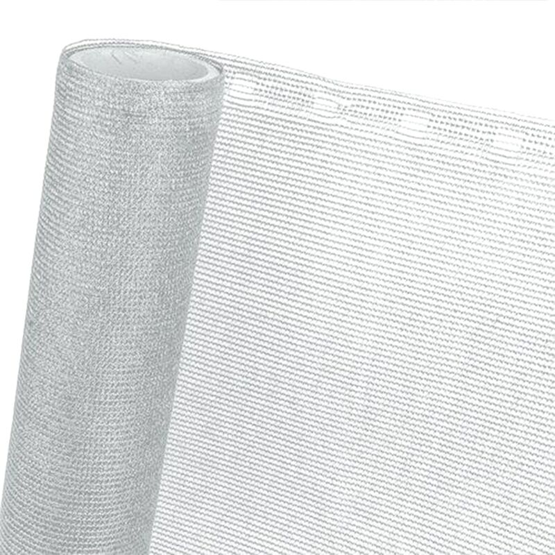 foto del prodotto rete ombreggiante per recinzioni e coperture telo in tessuto bianco coprente al 90 -3 mt 50 mt