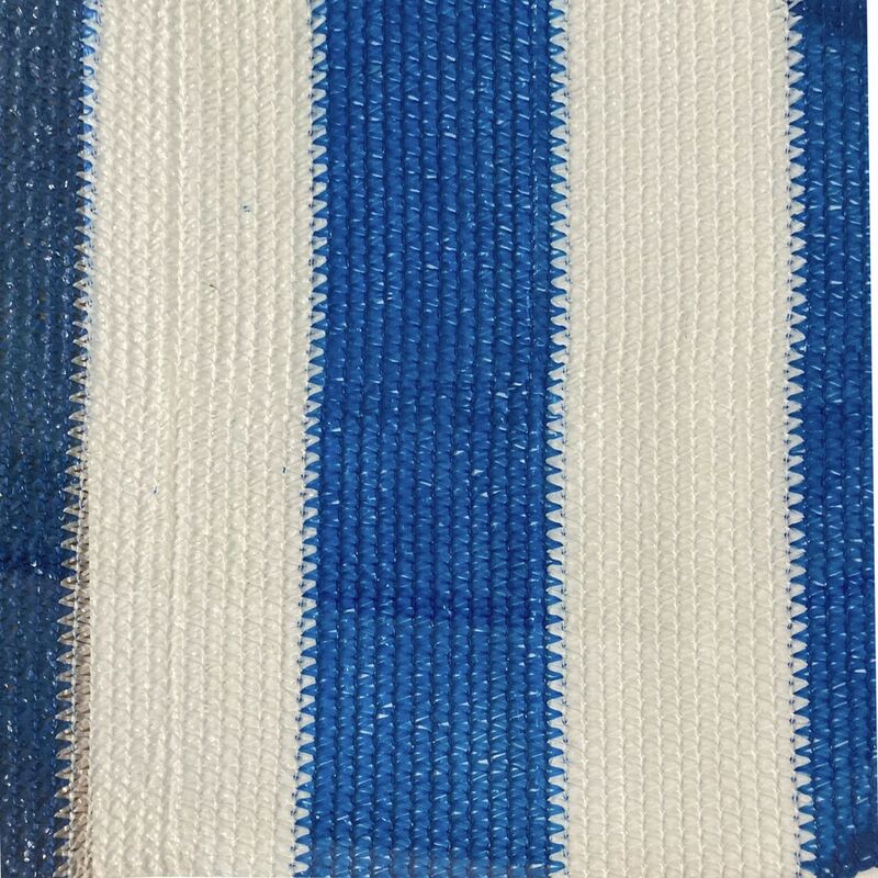 foto del prodotto rete ombreggiante rotolo 2x100 metri blu oscurante telo copertura privacy asole