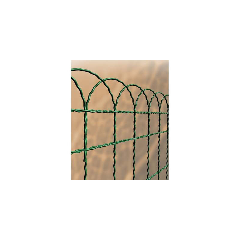 foto del prodotto rete ornamentale aiuole stars plastificata l.mt 25 h.cm 90