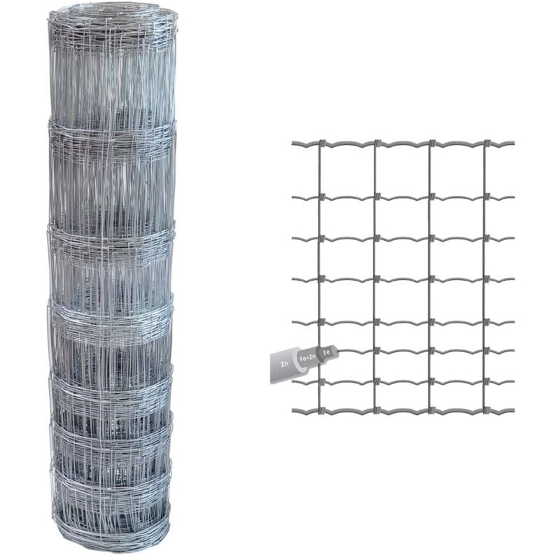 foto del prodotto rete pastorale h cm.100 mt.50 maglia 15 fili 8 frigerio