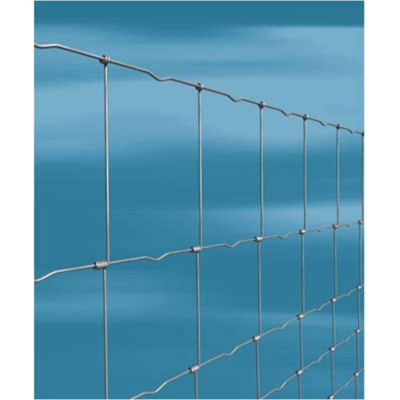 foto del prodotto rete pecora annodata zincata nodagri cavatorta 100 9 15 vivagno mm 2,5 l.mt 50 1 pezzo