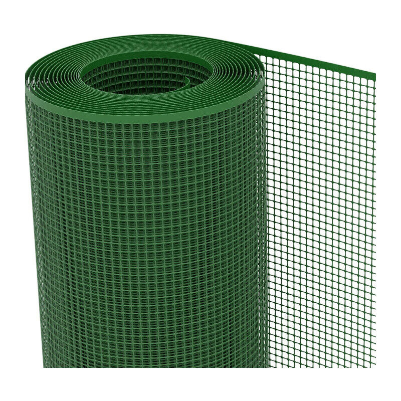 foto del prodotto rete per balconi mm. 10x10 plt. 250 gr. mq. mt.1x50 verde
